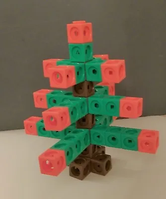 Maths Link Counting Cubes (New Xmas Tree Pack) 49 2cm X 2cm X 2cm Cubes • £6.45