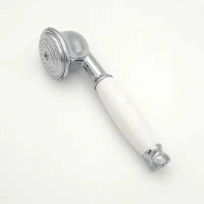 £11.87 • Buy Polished Chrome Telephone Style Water Saving Bathroom Hand Held Shower Head