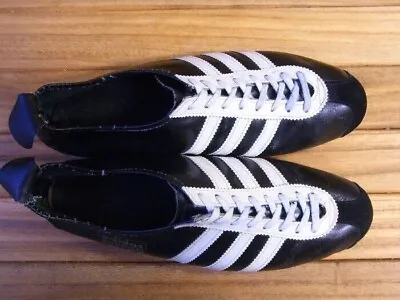 Adidas Vintage Sneakers 60s NIPPON Black White Made In West Germany Men's UK11 • $849