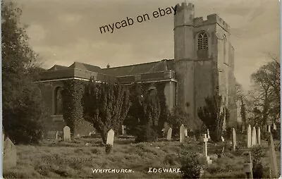 Postcard Edgware Nr Harrow Middlesex London View Of Whitchurch Church Early RP • £6.99