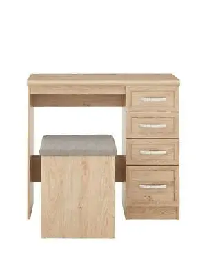 Camberley Dressing Table And Stool Set - Oak • £139.49