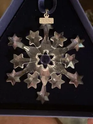 £150 • Buy Swarovski Crystal Christmas 2004 Snowflake/Star