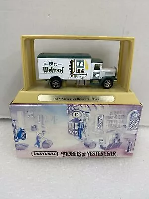 Matchbox Great Beers Of The World 1932 Mercedes-benz L5  Dab Beer  Ygb21 - Boxed • $9