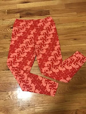 LulaRoe Cherub Sweetheart Leggings.Size Tall And Curvy • $12