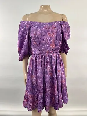 Vintage 70's 80s Unbranded Women's Dress Party Off Shoulder Prom Formal A3-11 • $23.99