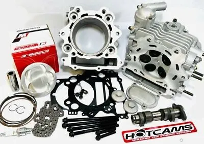 Rhino 660 Stock Bore Cylinder 100mm Top End Rebuild Kit Cylinder Head Hotcam • $950.99