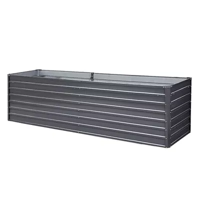 2 In 1 Greenfingers Garden Bed Galvanised Steel Raised Planter 320 X 80 X 77cm • $131.25