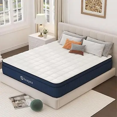 12  King Mattress Hybrid Mattress Gel Memory Foam Mattress Innerspring In A Box • $298