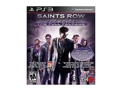 Saints Row: The Third The Full Package Sony PlayStation 3 PS3 Video Game 2012 • £10.48