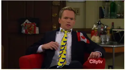 How I Met Your Mother Cosplay Ducky Tie HIMYM Marshall Polyester Barney Duck Tie • $4.99