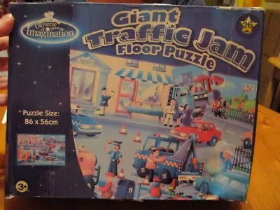 Toys R Us - Universe Of Imagination 26pc Giant Traffic Jam Floor Jigsaw Puzzle • £3