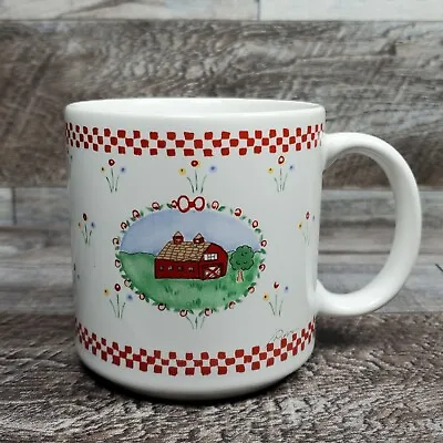 1987 Michel & Company Mug Cup Japan Red Barn  • $13.99