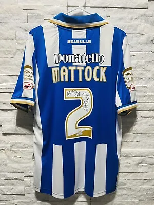 Brighton & Hove Albion 2012 Game Used Match Worn Signed Mattock #2 Soccer Jersey • $109.99