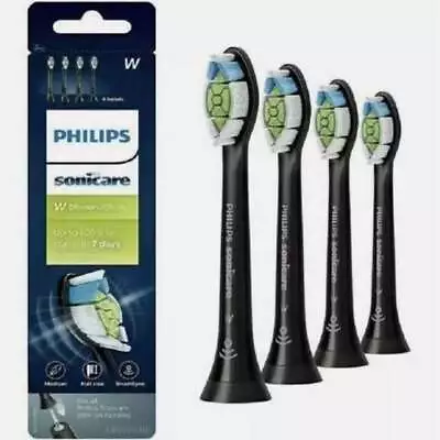 4Pcs Philips Sonicare W Diamond Clean - Electric Toothbrush Heads White/Black AU • $19.68