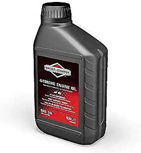 New Briggs Stratton 100005E 4 Stroke Lawn Mower Engine Oil SAE30 0.6 L Uk • £12.17