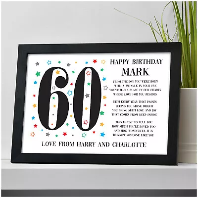 Personalised 30th 40th 50th 60th 70th Birthday Gifts For Men Dad Grandad Gifts • £15.95