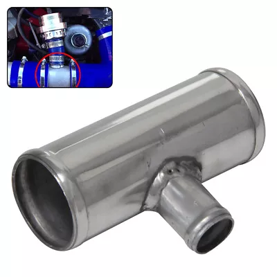 2  51mm Blow Off Valve Adapter Aluminum T-Pipe Shape Tube For 25mm ID BOV Silver • $15.10