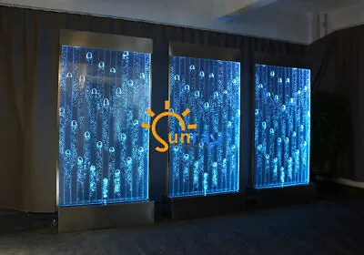 £3326.72 • Buy Water Wall Panel LED Lighting Jellyfish RGB Multicoloured Bubbles Water Pillar