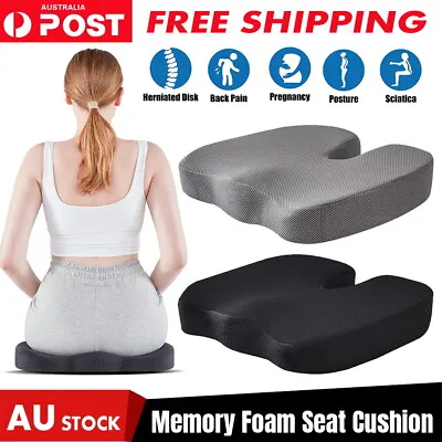 $21.09 • Buy Coccyx Orthopedic Cushion Memory Foam Seat Car Office Seat Chair Pillow Health