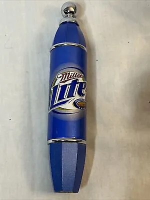 Miller Lite Beer Tap Handle 8” H (Lightly Used) Chrome Top • $17