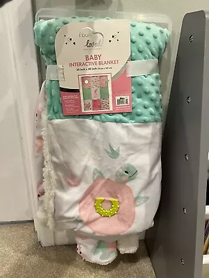 Born Loved Baby Interactive Blanket - 30  X 40  Pink NWT • $14.99