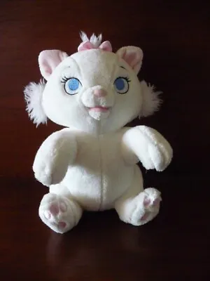 Disney Babies The Aristocats Marie Plush White Cat W/Pink Bow 11” No Blanket • $8.95