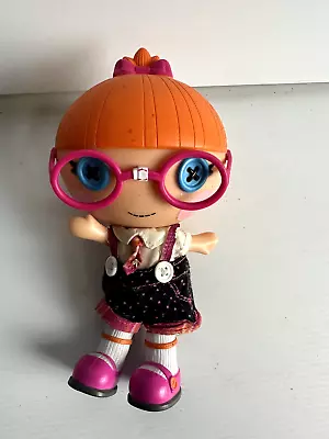 Lalaloopsy Littles Specs Reads Alot Hard Plastic Doll Glasses Orange Hair 2011 • $33