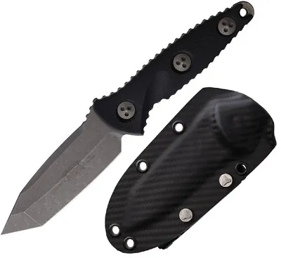 Microtech Socom Alpha Fixed Knife 3.75  M390 Steel Tanto Blade Black G10 Handle • $277.42