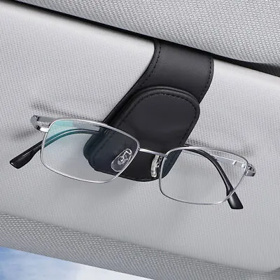 $9.67 • Buy Car Glasses Clip Holder Tool Interior Sun Visor Card Storage Holder Accessories