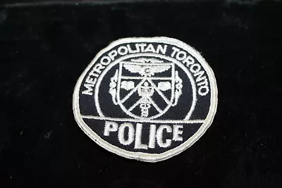Metropolitan Toronto Canada Vintage Police Patch  • $8
