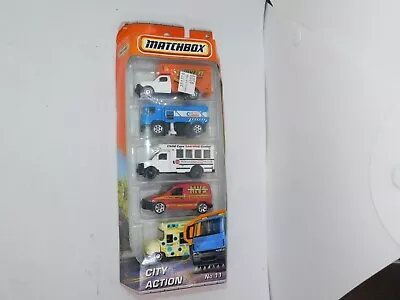 Matchbox City Action No.11 Diecast Set 5 Pack From 2010 R0605 Nib • $16.19