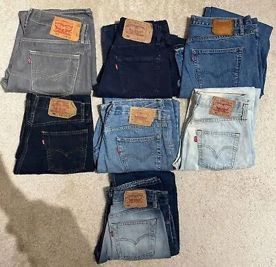 Levi's 501 Jeans Grade A Vintage Straight Leg W29 W30 W33 W34 • £30