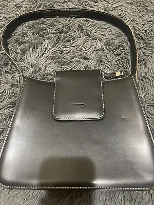 Tanner Krolle Black Leather Shoulder Bag • £173.55