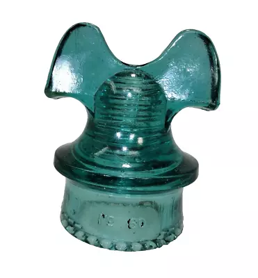 Hemingray Mickey Mouse Style Glass Insulator No. 60 Aqua Green • $74.99