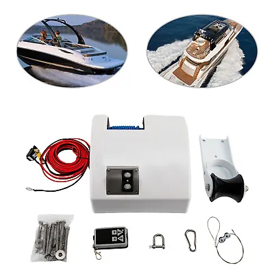 Boat Electric Windlass Anchor Winch Marine Saltwater W/ Wireless Remote Control • $160.20