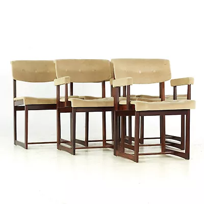 Art Furn Mid Century Rosewood Dining Chairs - Set Of 6 • $5347