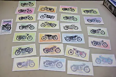 GOLDEN ERA BRITISH MOTOR CYCLES OF THE FIFTIES COLLECTOR CARDS Series Of 24 • $19.99