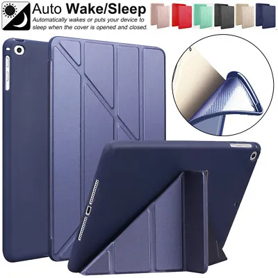 Origami Magnetic Leather Smart Cover Case For IPad 4/5/6/7/8/9th Pro 11 10.5 Air • $11.99