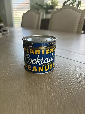 Gem Quality Planters Cocktail Peanuts Tin - Vintage Mr. Peanut - 43 Cents • $8