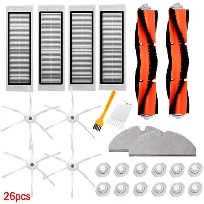 Replacement Side Brush Filter Brushroll Kit For Xiaomi Vacuum 2 Roborock S50 S55 • $14.69