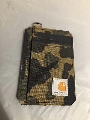 Carhartt Men's Camo Nylon Duck Front Pocket Wallet • $35