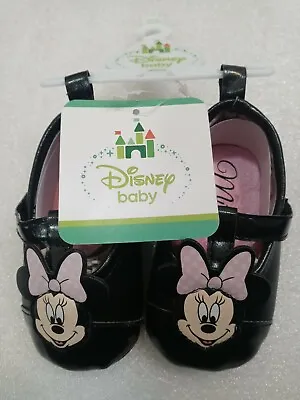 $12.99 • Buy Disney Baby Minnie Mouse Saddle Shoes 6/9 Months