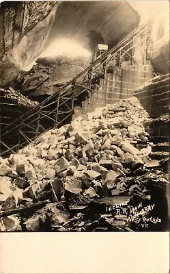 MARBLE QUARRY Real Photo Postcard Rppc RAILCAR TRESTLE RUTLAND VERMONT VT • $16