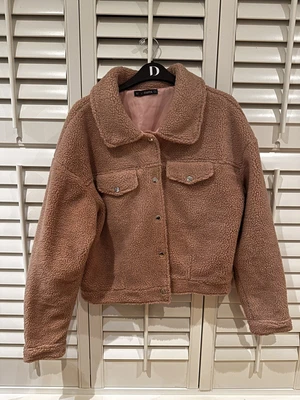 $12.20 • Buy Teddy Jacket In Pink Women’s Large