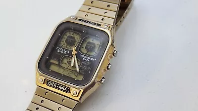 Vintage Citizen  Robot Face  Ana Digi Watch 8984 Made In Japan • $165