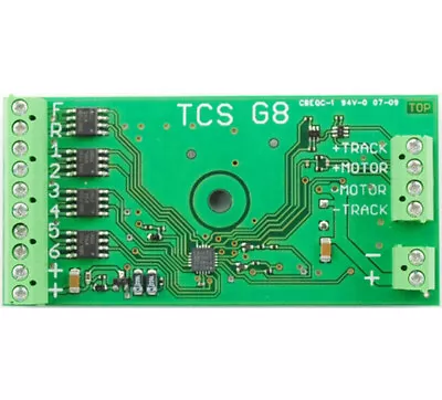 TCS G8 ~ G-Scale DCC Motor Decoder ~ 8 Function ~ With Screw Terminals ~ 1303 • $76.23