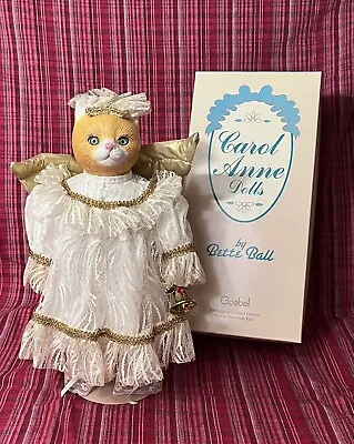 Goebel Carol Anne Dolls Porcelain Musical Angel Cat Jingle Bells Original Box • $29.99