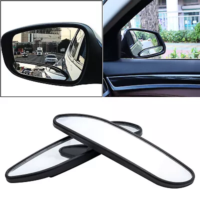 $9.88 • Buy Rhombus Shape Stick On Adjust Rear View Convex Wide Blind Spot Auxiliary Mirrors