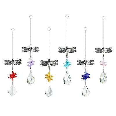 Chakra Crystal Suncatcher With Chain Rainbow Maker Pendant Ornament Crafts • £4.44