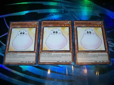 3x Marshmallon Unlimited Edition Common LDK2-ENY20 Yu-Gi-Oh! • $1.45